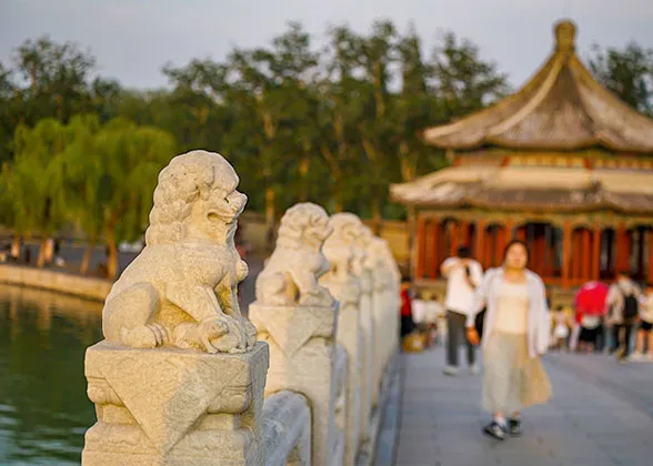 Stone Carvings on the Bridge