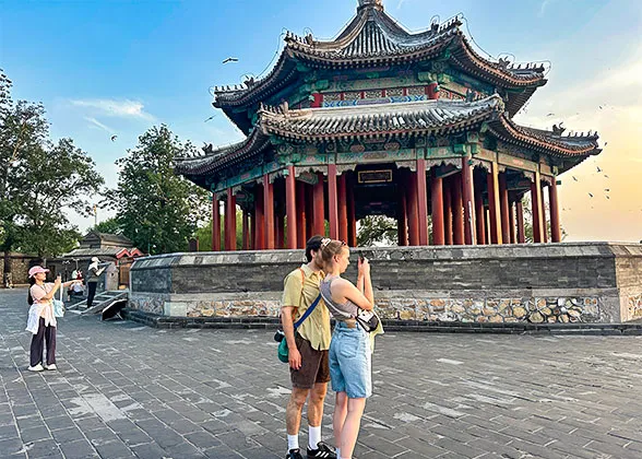 Pavilion Near the Bridge