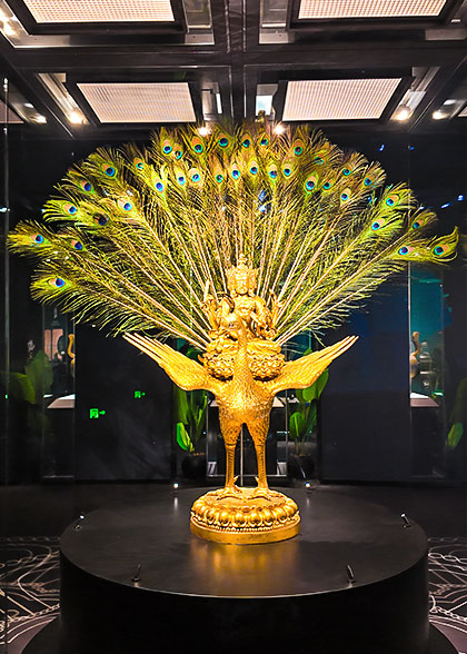 Gilt-bronze Statue of Mahamayuri