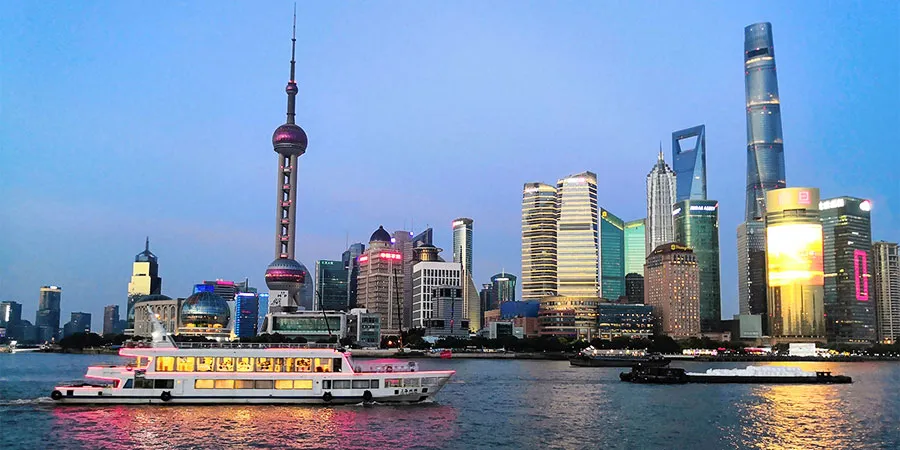 Ferry on the Huangpu River