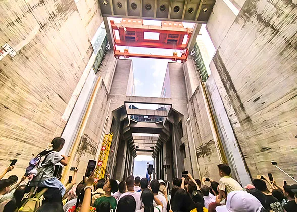 The Ship Lift of Three Gorges Dam, Yangtze River