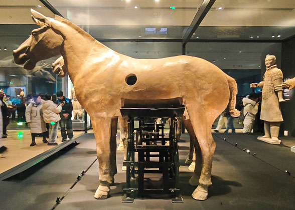 Terracotta Horse with Strong Muscle