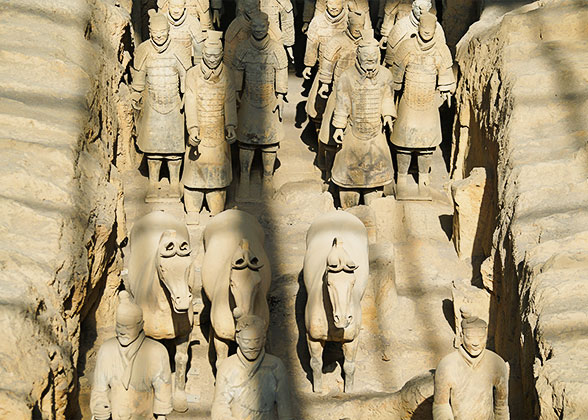 Terracotta Warriors in Qin Dynasty