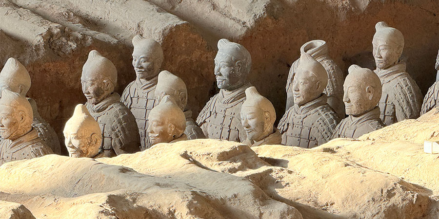Terracotta Figures in Pit 1