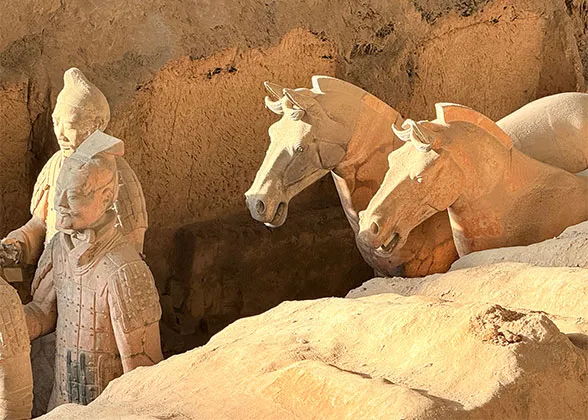 Terracotta Horses in Pit 1