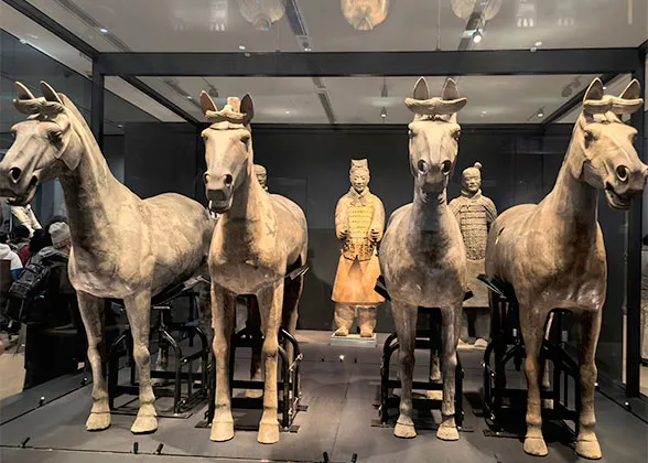 Terracotta Horses Unearthed from Pit 2