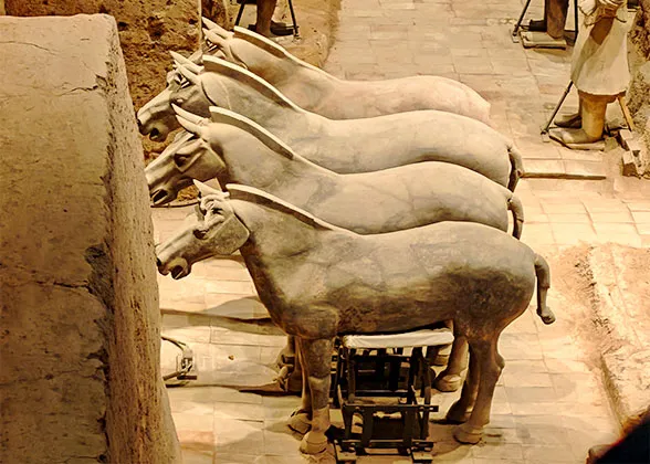 Terracotta Horses in Pit 3