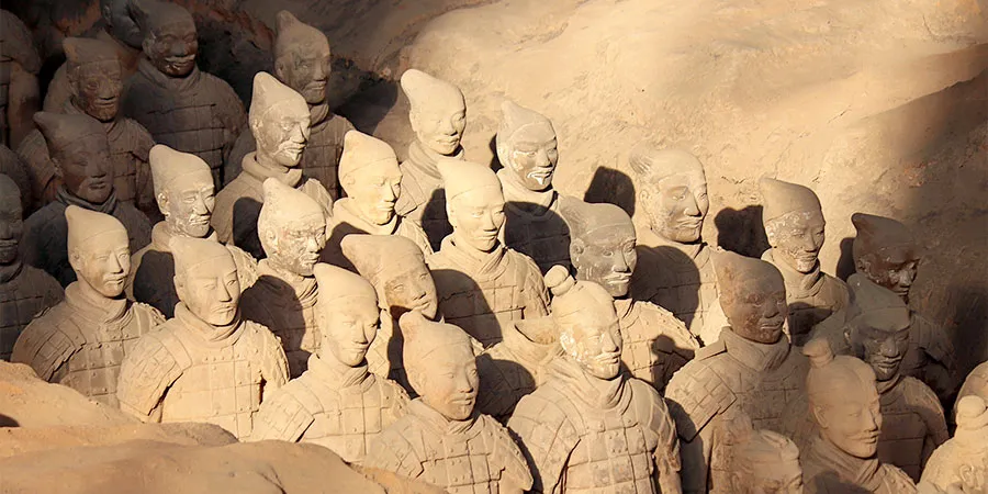 Terracotta Warriors under Sunlight