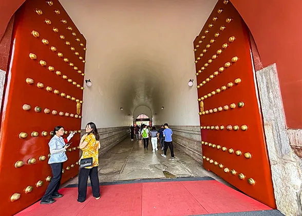 Through the Archway of Tiananmen Tower