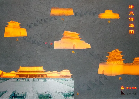 Transmitting beacon fires