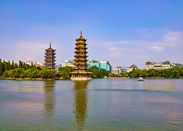 Beautiful Ancient Architecture in Guilin
