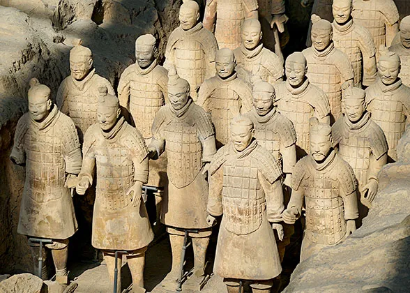 Terracotta Warriors with Unique Appearances