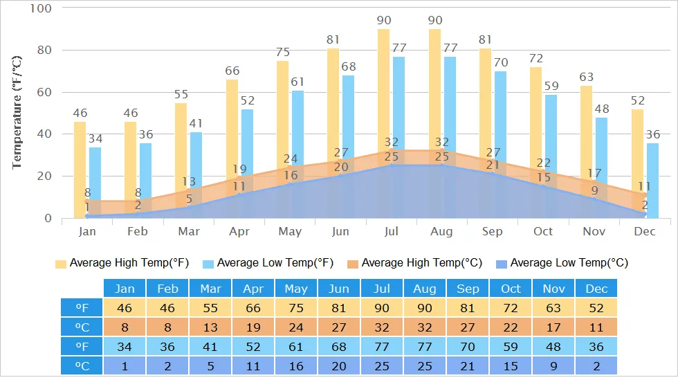 Shanghai Temperature