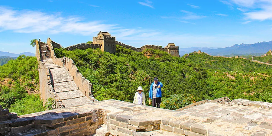 The winding Great Wall