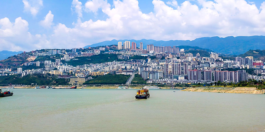 Wu Gorge of Yangtze River