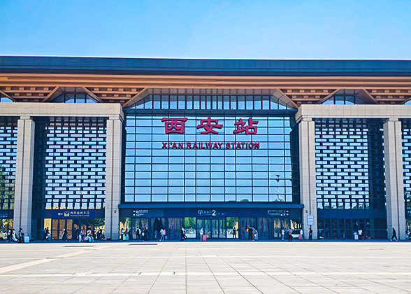 Main Entrance of Xi'an Railway Station