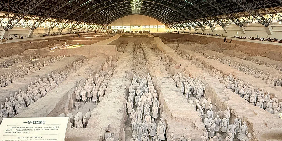 Terracotta Army Pit 1 in Xi'an