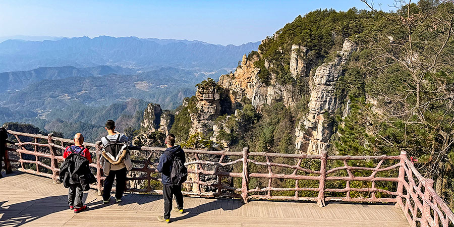 Quiet Viewing Platform in Yangjiajie