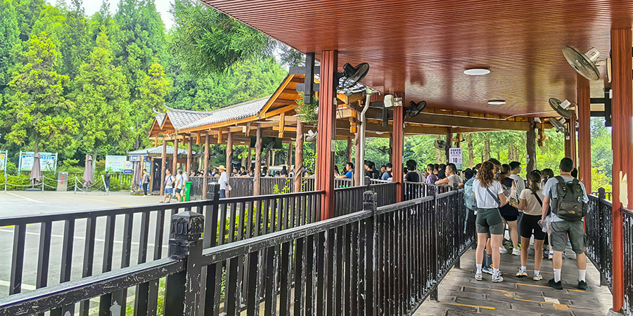 Eco-bus Station at Yuanjiajie