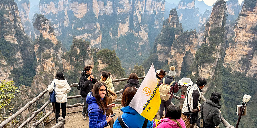 Viewing Platform in Yuanjiajie