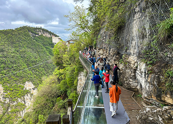 Glass Plank at Zhangjiajie Grand Canyon