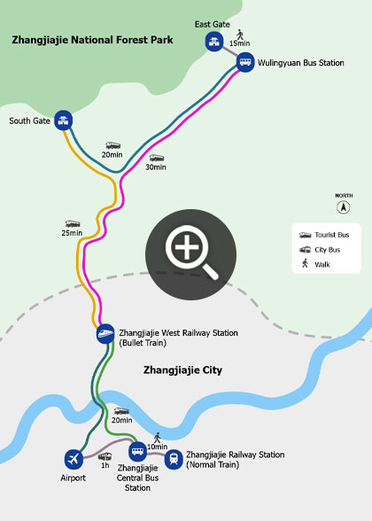 How to Get to Zhangjiajie National Forest Park