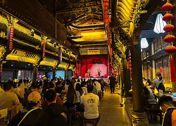 Watch Performance at Teahouse in Zhangjiajie