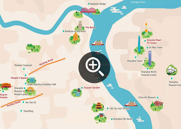 Shanghai Tourist Map