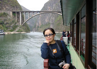 Our Staff on the Yangtze Ship