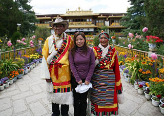 Our Staff at Norbulingka, Lhasa, Tibet