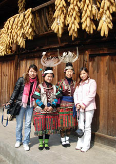 Our Staff in Langde Miao Villiage, Guizhou