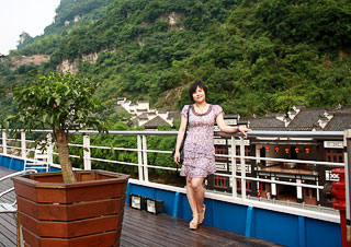 Our Staff on Yangtze Cruise Ship