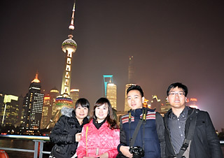 Our Staff at the Bund, Shanghai