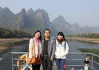 Our Staff on the Li River Cruise Ship