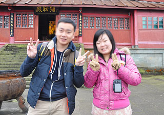 Our Staff on Mt. Emei