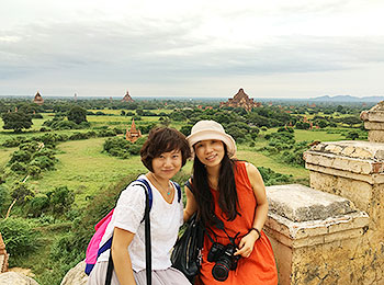 Our Staff in Bagan, Myanmar