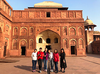 Our Team in Agra Fort, Agra
