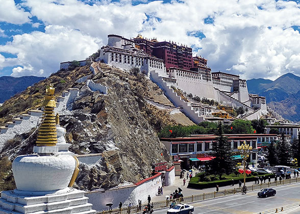 View of Potala Palace in December View of Potala Palace in December