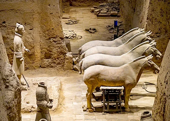 Terracotta Horses in Pit 3