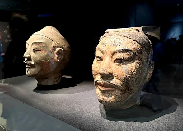 Colored Terracotta Warriors‘ Heads