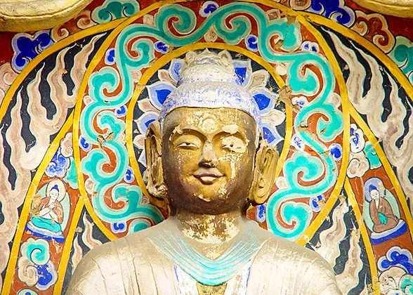 Colorful Buddha Statue