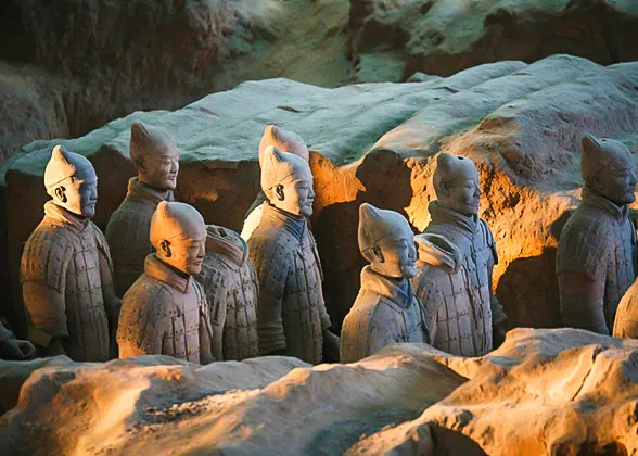 1 Day Xian Mini Group Tour to Terracotta Army, City Wall, Pagoda, Muslim Bazaar