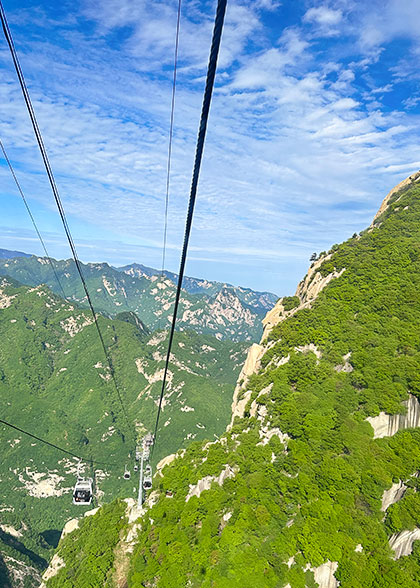 Gorgeous View from West Peak Cable Car