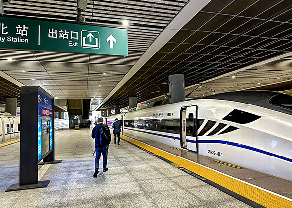 Time-saving High-speed Railway Train
