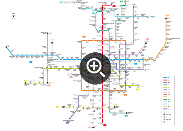 Xi'an Metro Planning Map Xi'an Metro Planning Map