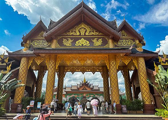 Dai Ethnic Park At Noon