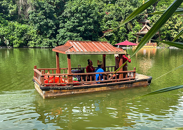 Visitors Boating in Xishuangbanna Visitors Boating in Xishuangbanna