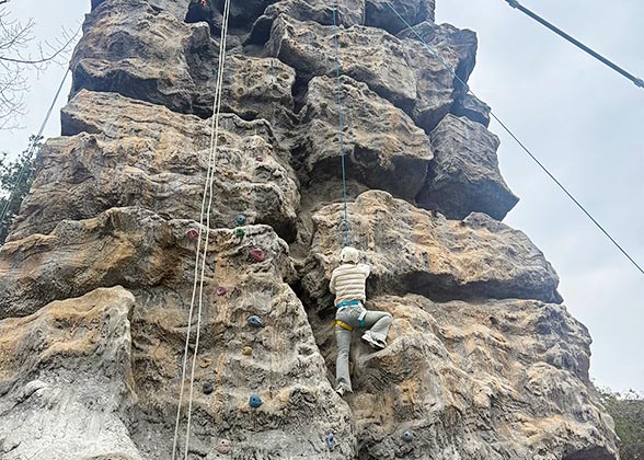 Rock Climbing at Zhangjiajie Grand Canyon