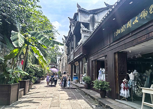 Miao Costume Shops at Fenghuang Ancient City