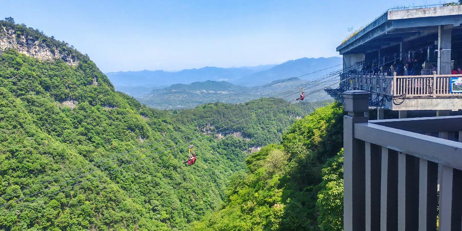 Fly over Zhangjiajie Grand Canyon by Exciting Zip Line